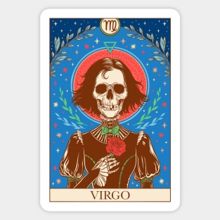 Zodiac sign tarot card Virgo Sticker